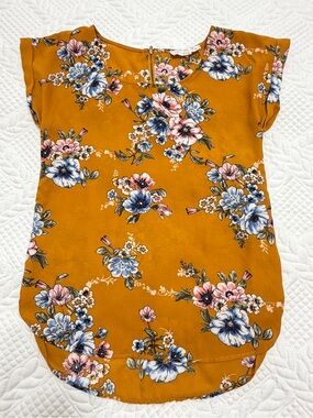 Pink Republic | Floral | Scoop Neck | XS